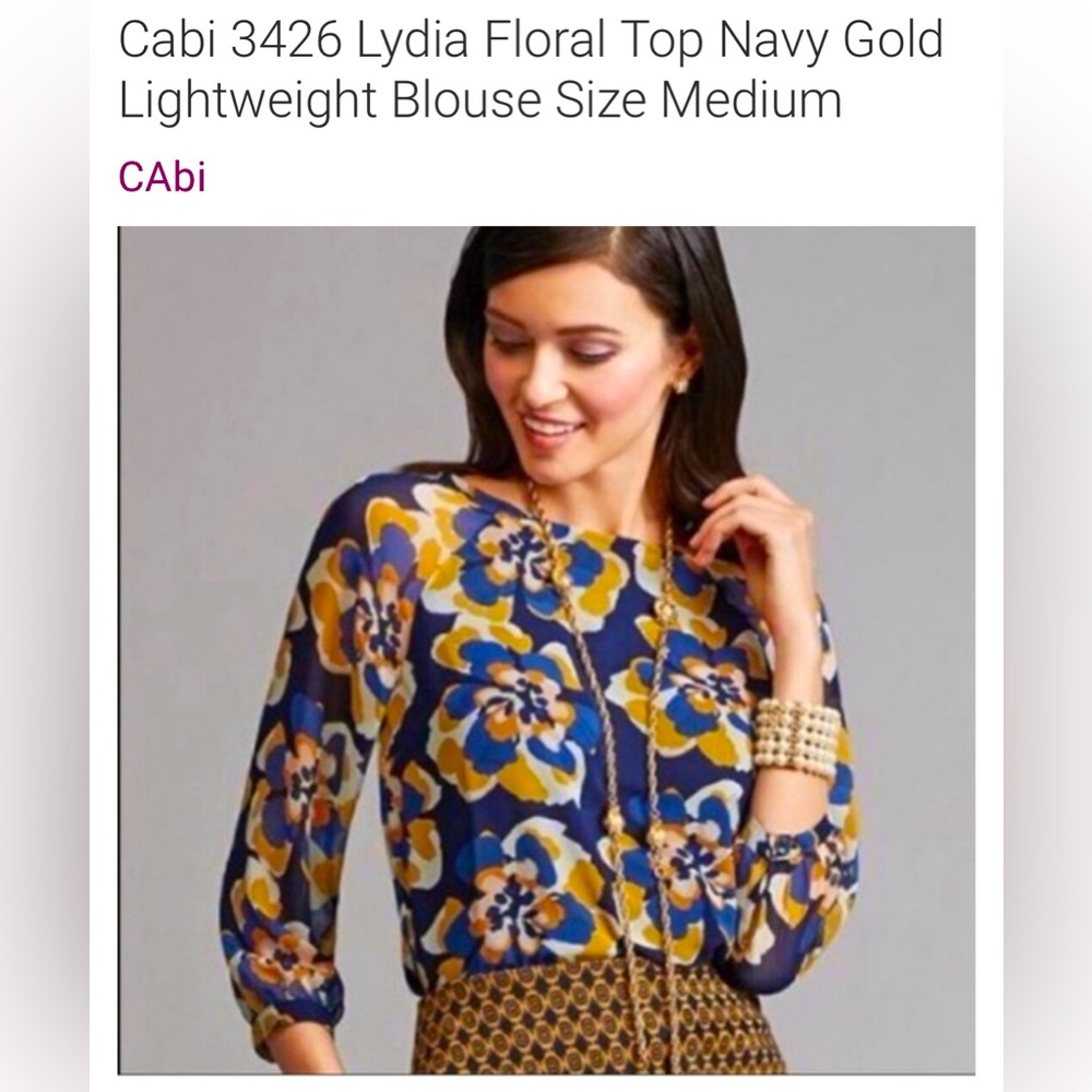 CAbi Lydia Blouse